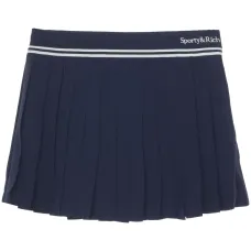 Плиссированная юбка с логотипом Плиссированная юбка с логотипом