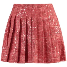 Юбка мини с пайетками