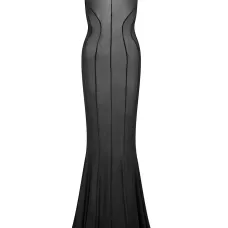 Сетчатое платье макси