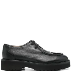 Лоферы из зернистой кожи