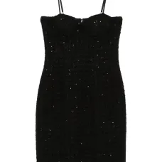 Платье миди с пайетками