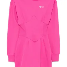 Платье мини с корсетом