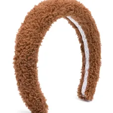 Повязка на голову с искусственным мехом
