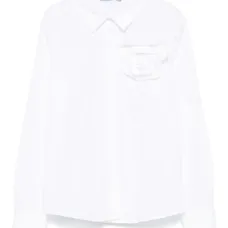 Рубашка с цветочной аппликацией Рубашка с цветочной аппликацией