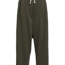 Зауженные брюки с ремешками