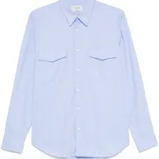 Куртка-рубашка с узором в елочку