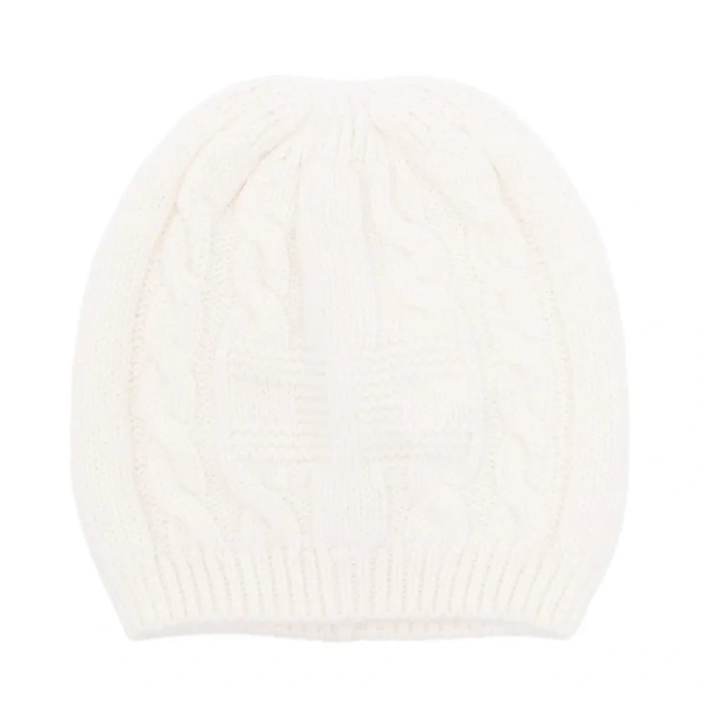 Шапка бини фактурной вязки