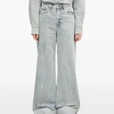 Джинсы Strider с потертым эффектом и манжетами