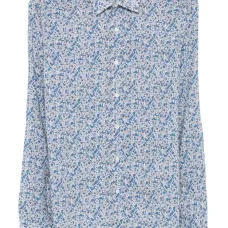 Рубашка с цветочным принтом