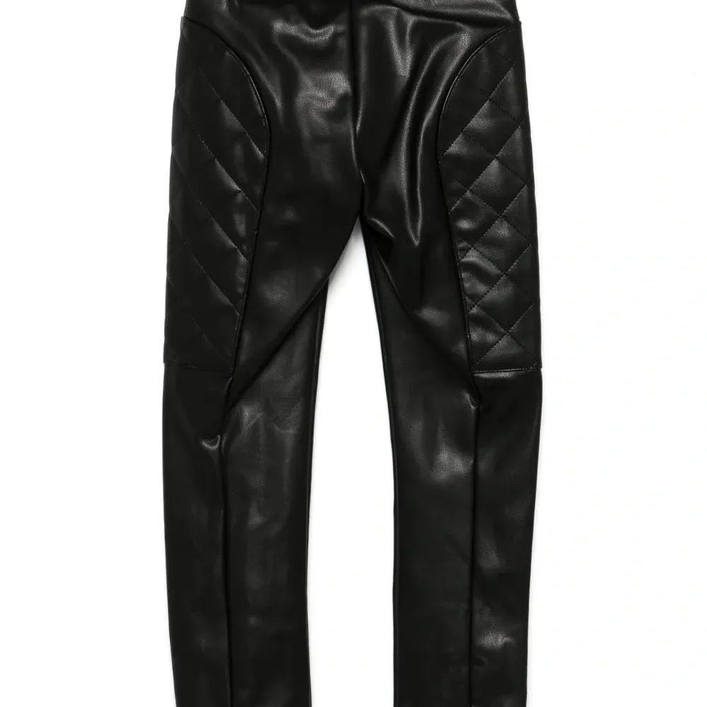 Брюки из искусственной кожи