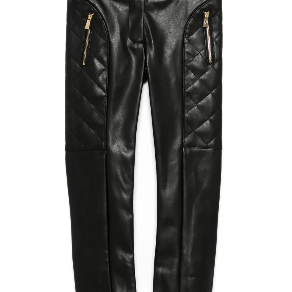 Брюки из искусственной кожи