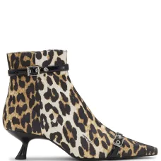 Ботильоны с леопардовым принтом
