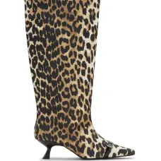 Сапоги с леопардовым принтом