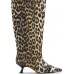 Сапоги с леопардовым принтом