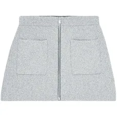 Трикотажная юбка на молнии Трикотажная юбка на молнии