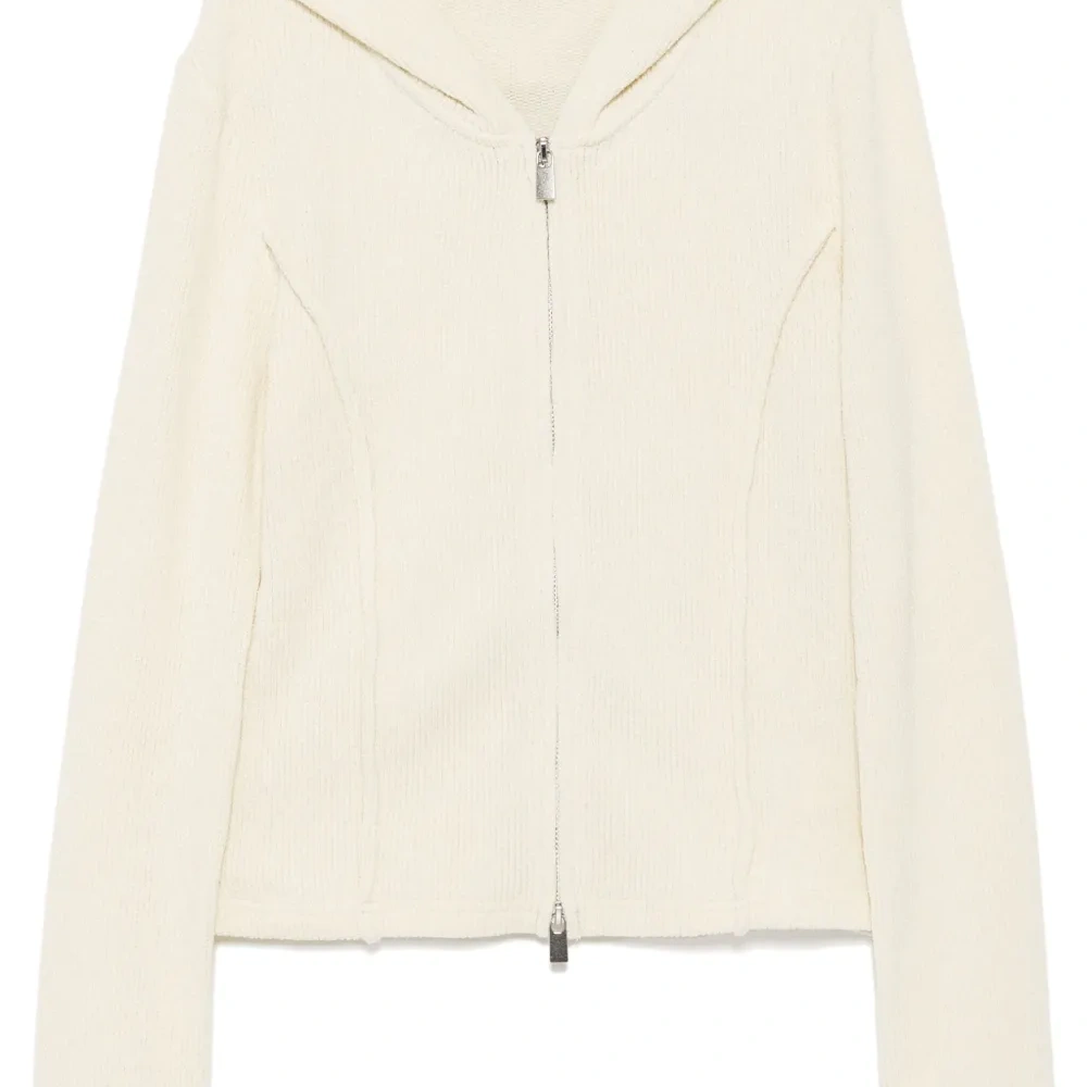 Трикотажный топ с капюшоном