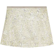 Юбка мини с эффектом металлик