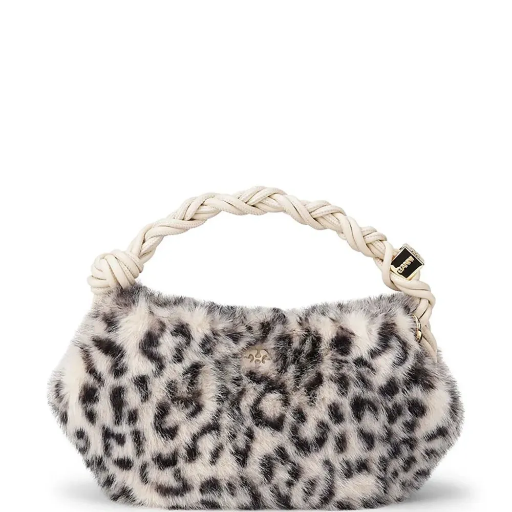 Мини-сумка Bou с леопардовым принтом