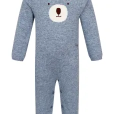Детский комбинезон с аппликацией медвежонка