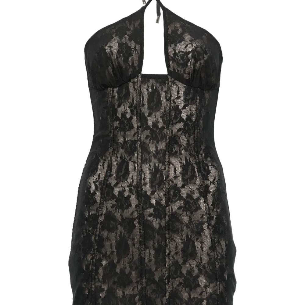 Кружевное платье мини