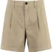 Шорты-бермуды с нашивкой-логотипом