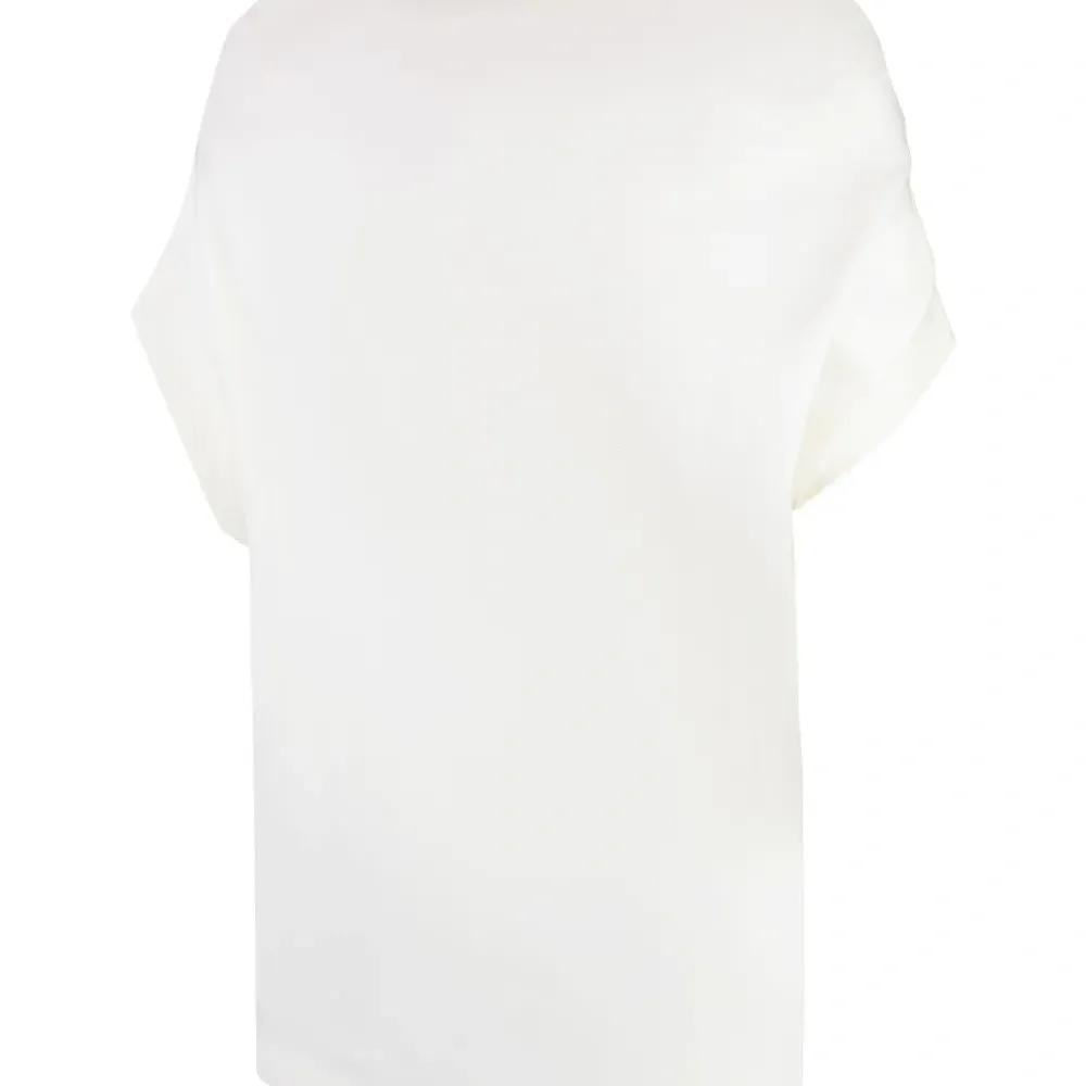 Блузка с воротником асимметричного кроя Блузка с воротником асимметричного кроя