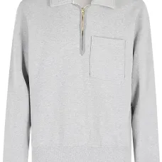 Рубашка поло с воротником на молнии