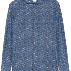 Рубашка с графичным принтом