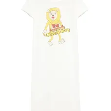 Платье-футболка с графичным принтом