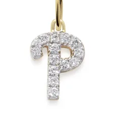 Колье с подвеской P Колье с подвеской P