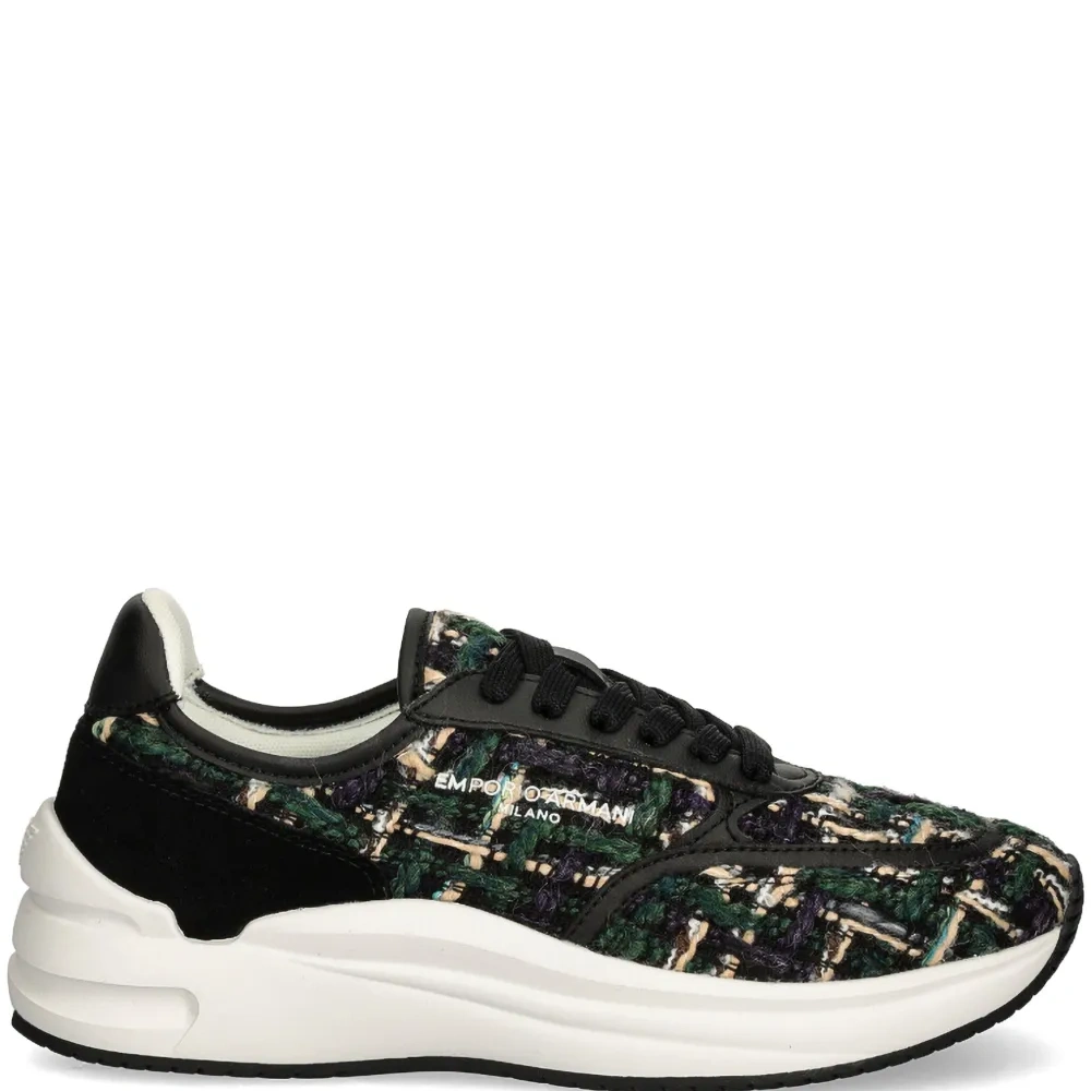 Кроссовки из ткани букле