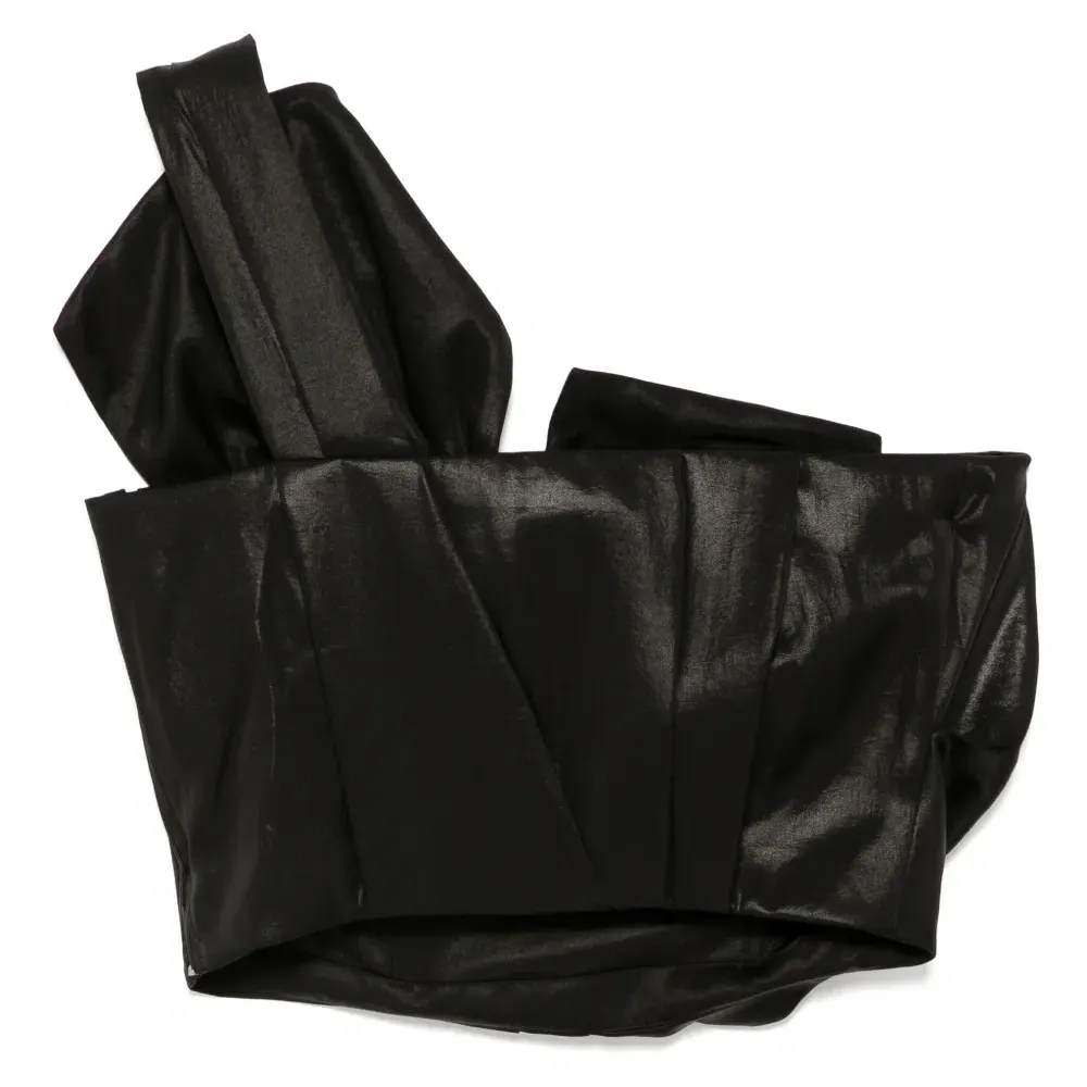 Драпированный топ без рукавов