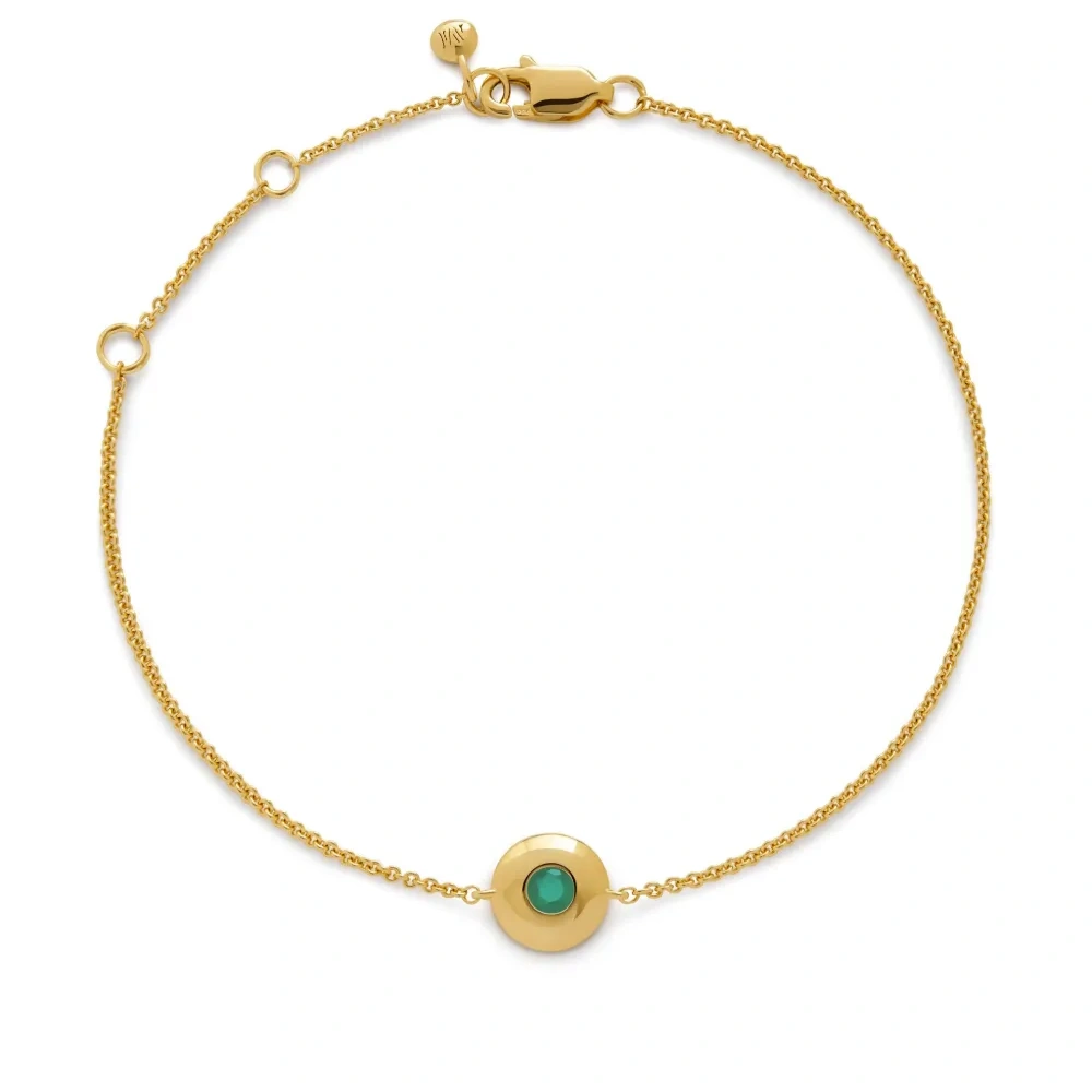 Позолоченный браслет May Birthstone