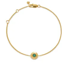 Позолоченный браслет May Birthstone