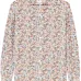 Рубашка с цветочным принтом
