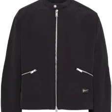 Куртка на молнии с нашивкой-логотипом