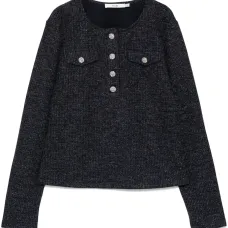 Трикотажный топ хенли