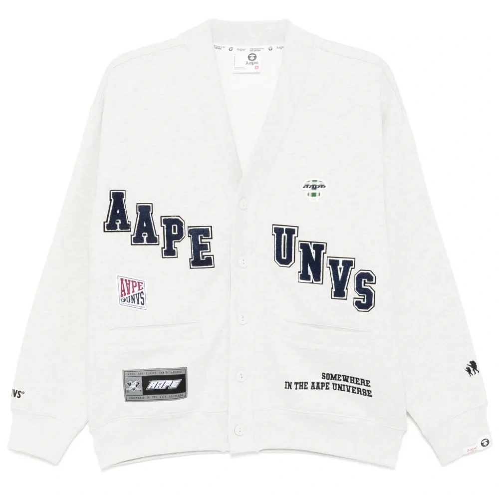 Кардиган с нашивкой-логотипом