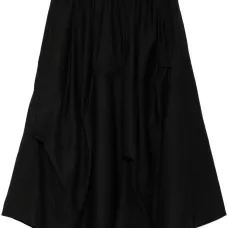 Юбка А-силуэта с драпировкой