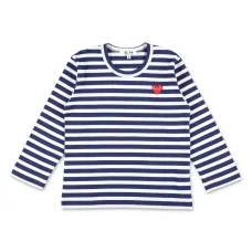 Полосатая футболка с нашивкой