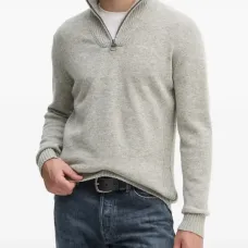 Свитер на молнии до середины