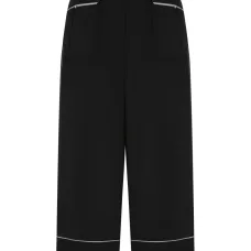 Пижамные брюки с контрастным кантом