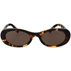 Солнцезащитные очки в овальной оправе