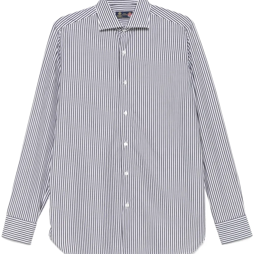 Рубашка в тонкую полоску