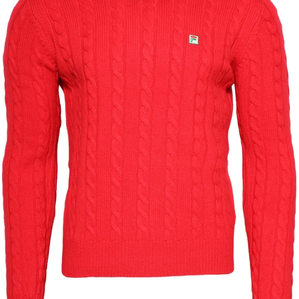 Джемпер фактурной вязки с круглым вырезом