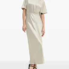 макси-платье SALUCINDA с короткими рукавами