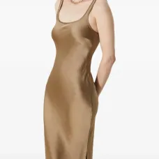 Макси-платье без рукавов