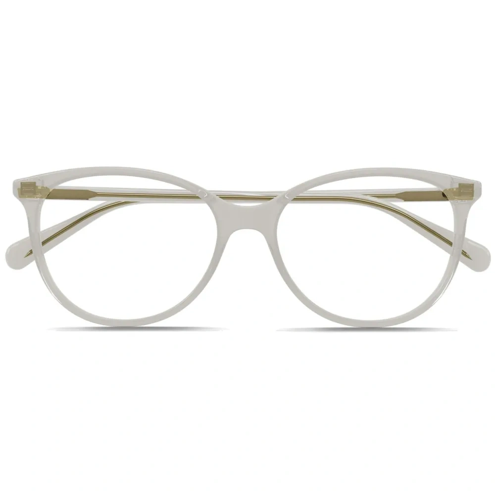 Очки в оправе 'кошачий глаз'