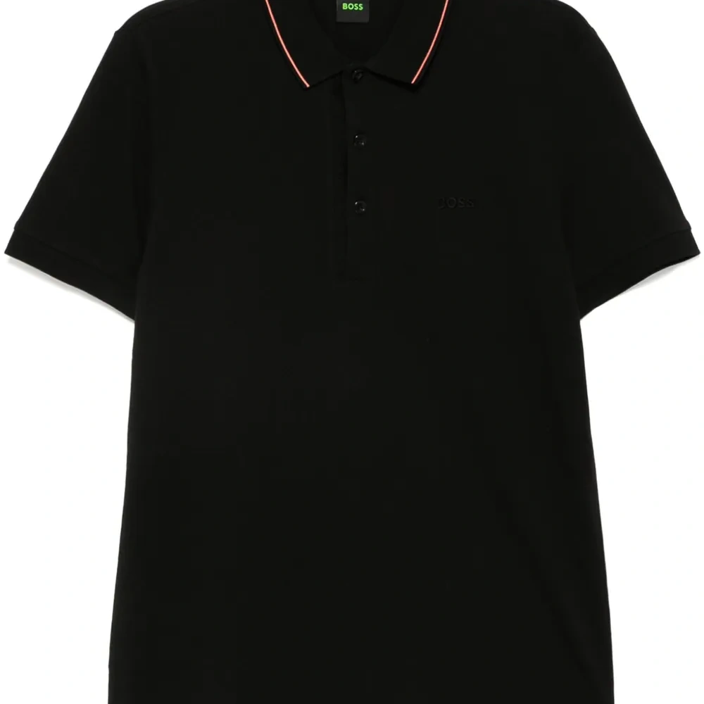 Рубашка поло с вышитым логотипом