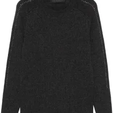 Свитер из вирджинской шерсти с высоким воротником